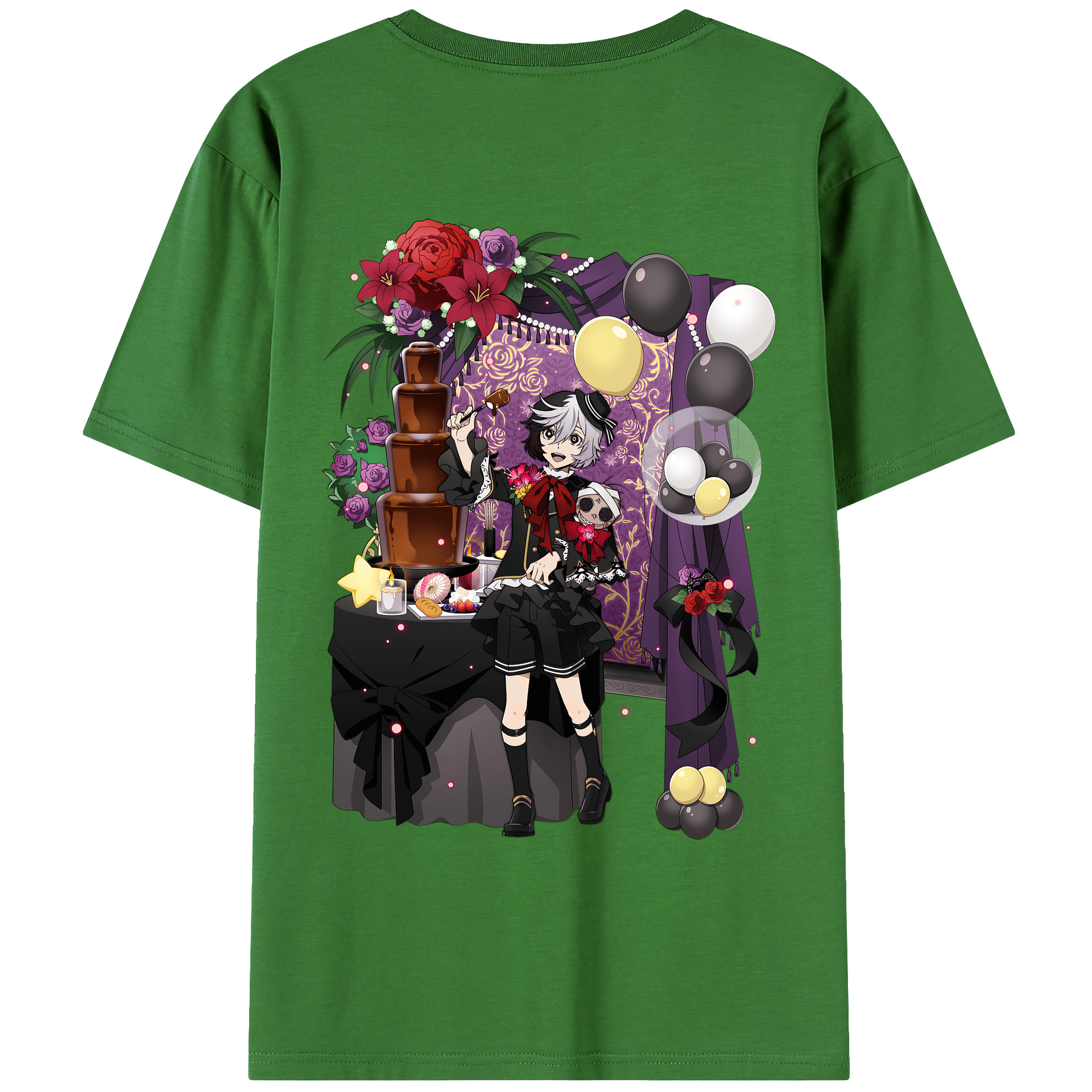 （画像用） 文豪ストレイドッグス Bungo Stray Dogs レディース半袖Tシャツ(バックプリント)